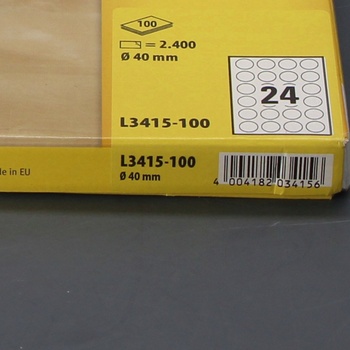Nalepovací štítky AVERY ZWECKFORM L3415-100