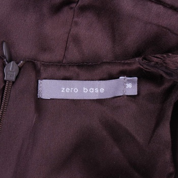 Dámské šaty Zero Base tmavě hnědé