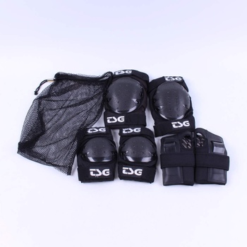 Set chráničů TSG Basic set černé barvy
