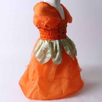 Karnevalové šaty dýně oranžové