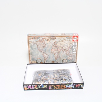 Puzzle mapy světa 1500 Educa 16005 