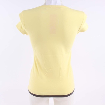 Dámské tričko Sogoss žluté s černým detailem