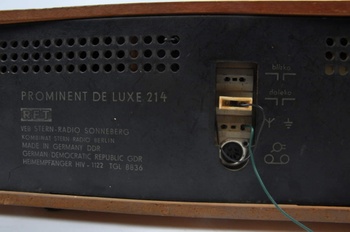 Radiopříjmač RFT  Prominent De luxe 214