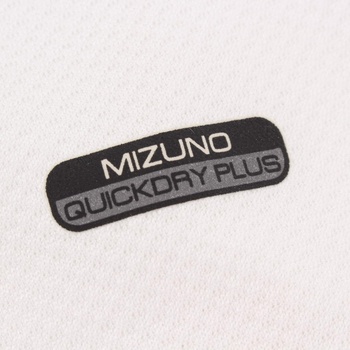 Pánské tričko Mizuno bílé s modrými znaky