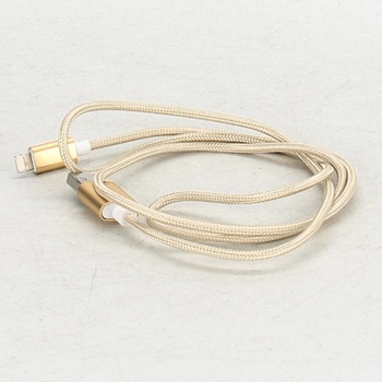 Kabel USB a microUSB Apple 03142 zlatý