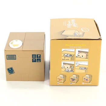 Kočička v krabičce Mischief - pokladnička 