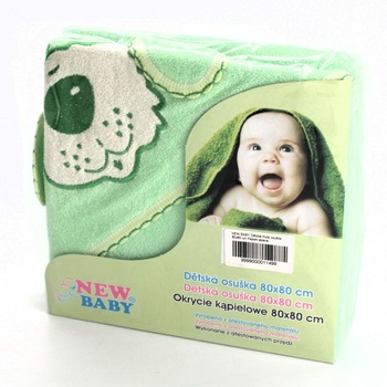 Dětská osuška New Baby zelená