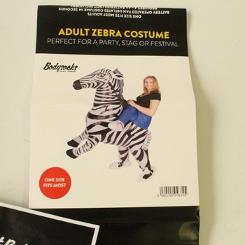 Zebra nafukovací kostým Bodysocks
