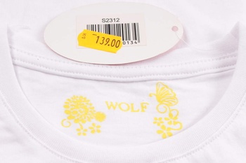 Dívčí tričko Wolf S2312 bílé