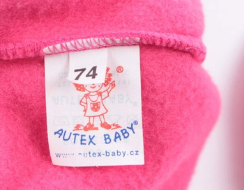 Čepice a rukavice Autex Baby růžové