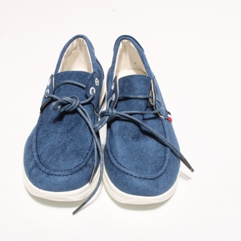 Dámská volnočasová obuv modrá šněrovací
