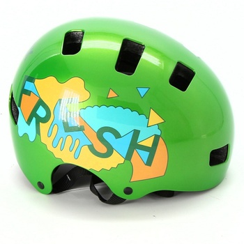 Dětská helma Uvex Kid 3 zelenožlutá 55-58 cm