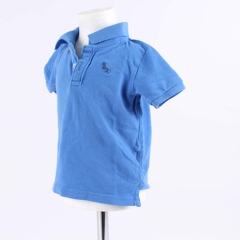 Dětské tričko H&M polo odstín modré