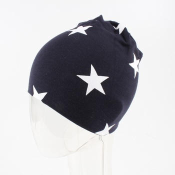 Dětská čepice Miobo modrá s hvězdami