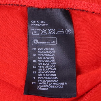 Dámská dlouhá sukně H&M červená