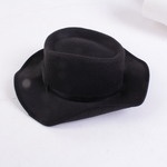 Karnevalový klobouk pánský černý