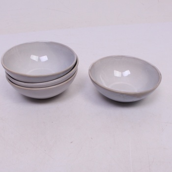 Keramické nádobí 11 ks šedé barvy 