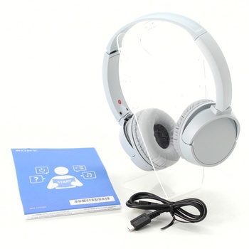 Náhlavní sluchátka Sony WH-CH500 bílá