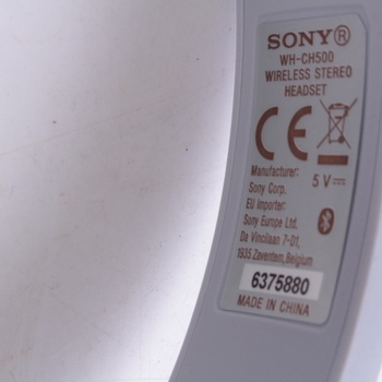 Náhlavní sluchátka Sony WH-CH500 bílá