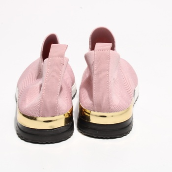 Dámské nazouvací boty růžové bez zapínání 39