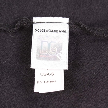 Pánské tričko Dolce & Gabbana odstín černé