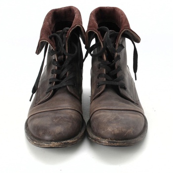 Dámské zimní kotníčkové kožené boty