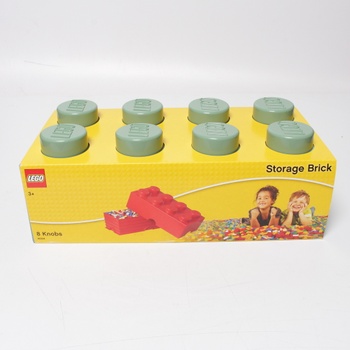 Úložný box Lego 8 army zelená