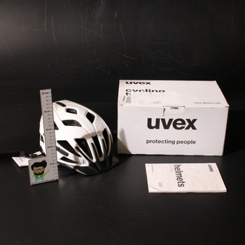 Cyklistická helma Uvex S410431 Active bílá