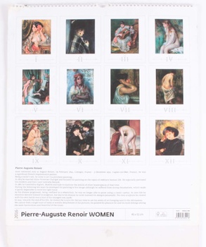 Kalendář Renoir - Women 2016