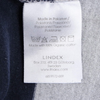 Dětské tričko Lindex šedé s pruhy