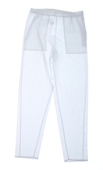 Dámské plátěné kalhoty bílé