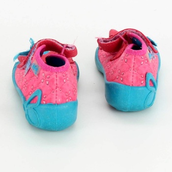 Dětské sandále Befado růžovotyrkysové