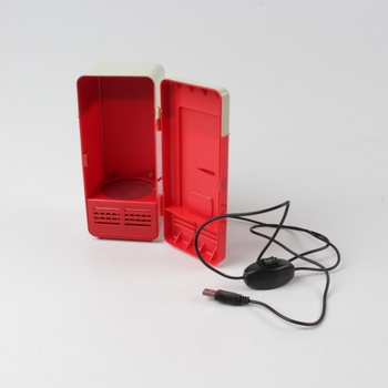 USB lednička červená 8x9x20 cm
