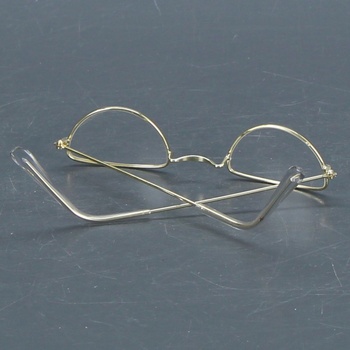 Dioptrické brýle kovové obroučky půlměsíc