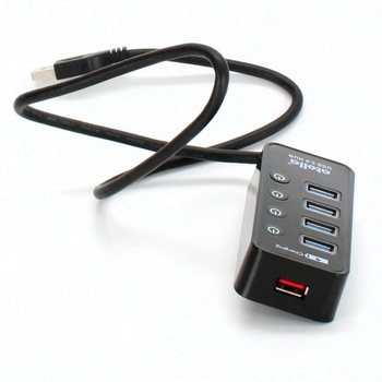 Černý USB hub Atolla CH-204U3