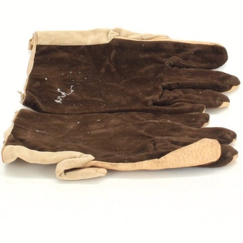 Ochranné pracovní rukavice ze světlé kůže