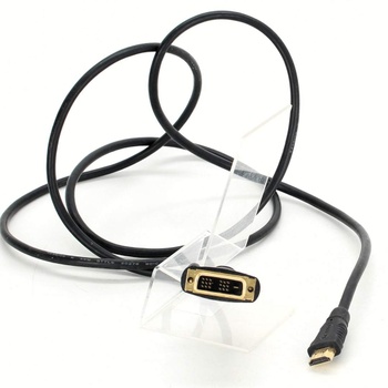 Kabel HDMI M / DVI M černý délka 180 cm