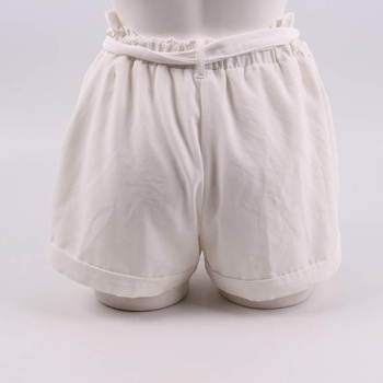 Dámské šortky Amisu bílé s páskem