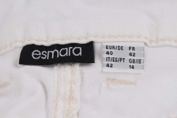 Dámské džíny Esmara bílé 