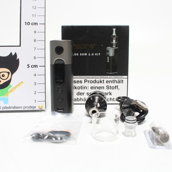 E-cigareta Aspire Zelos 50 W 2.0 Kit černá