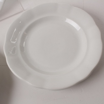 Sada talířů bílých 3 kusy