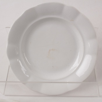 Sada talířů bílých 3 kusy