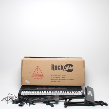 Klávesy RockJam RJ761-SK klavírní 
