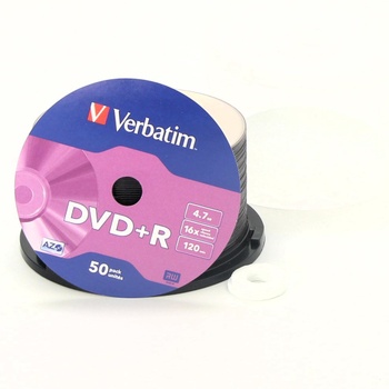 Balení DVD+R Verbatim 43550