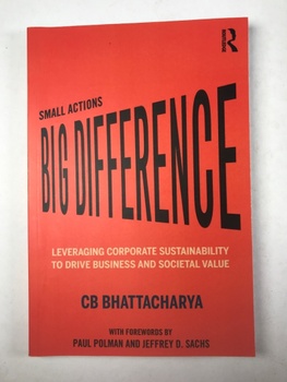 CB Bhattacharya: Small Actions, Big Difference