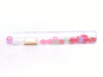 Průhledné knoflíky plastové různě barevné 