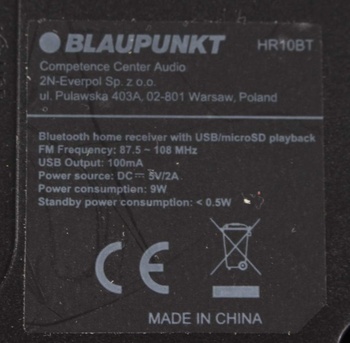 Radiobudík Blaupunkt HR10BT