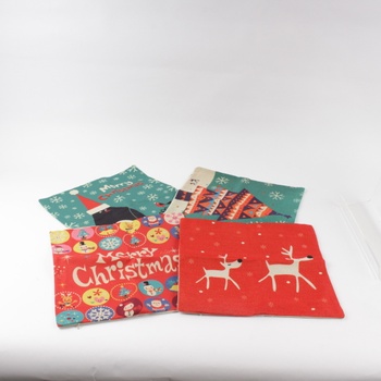 Povlaky na polštáře s vánočními motivy