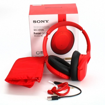 Sluchátka Sony červené WHH910NR.CE7
