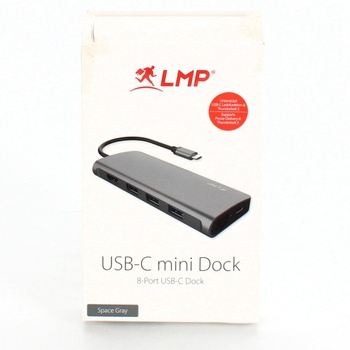 USB C Hub LMP 15954 stříbrný